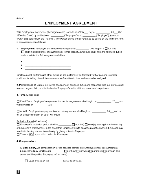Employment Contract